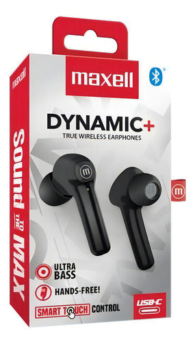 Audífonos Maxell Tws Bluetooth Dynamic Negro
