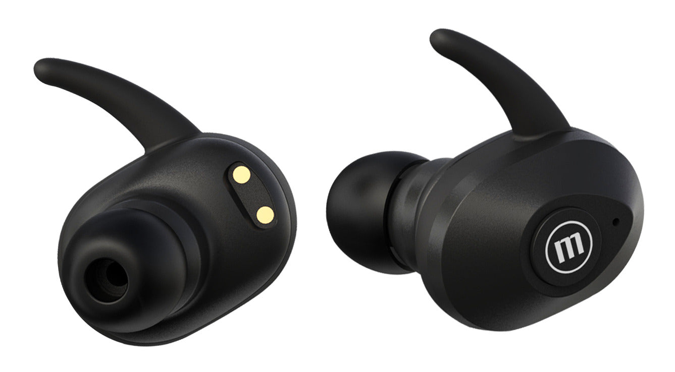 Audífonos Inalámbricos Maxell MiniDuo Bluetooth Tws Con Micrófono Negro