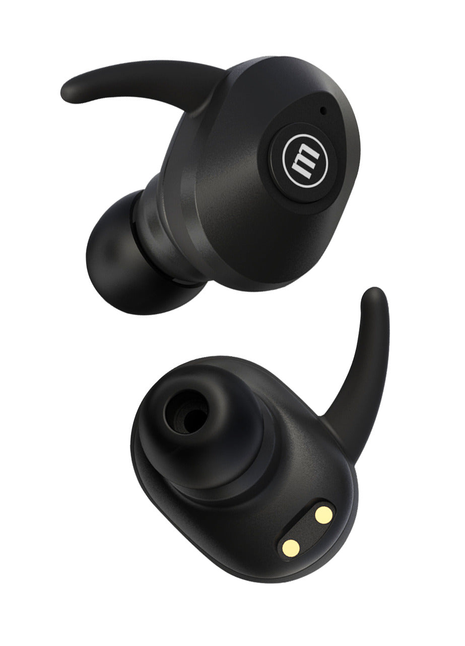 Audífonos Inalámbricos Maxell MiniDuo Bluetooth Tws Con Micrófono Negro