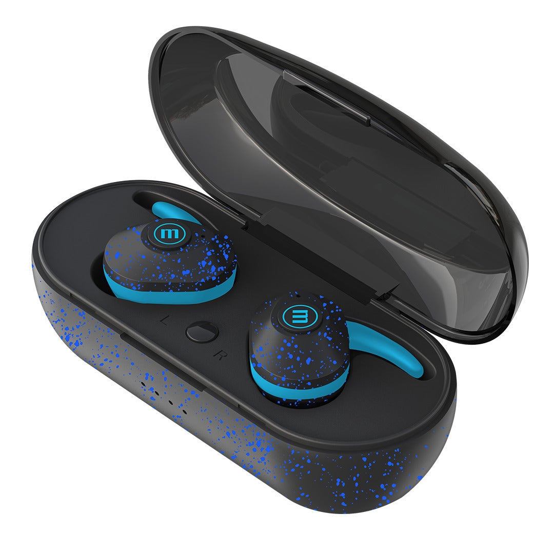 Audífonos Inalámbricos Maxell MiniDuo Bluetooth Tws Mic Azul