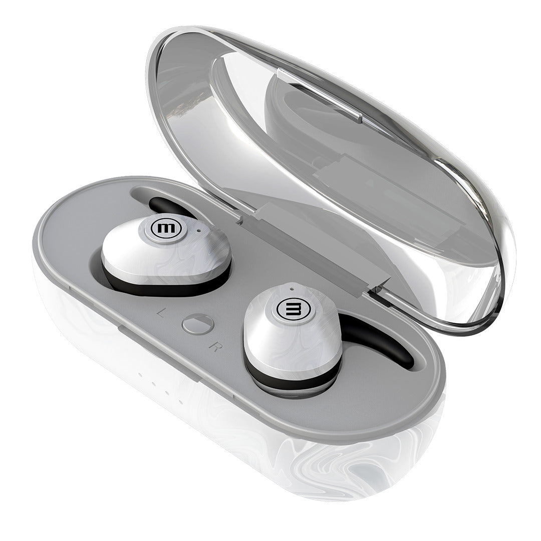 Audífonos Inalámbricos Maxell MiniDuo Bluetooth Tws Mic Blan