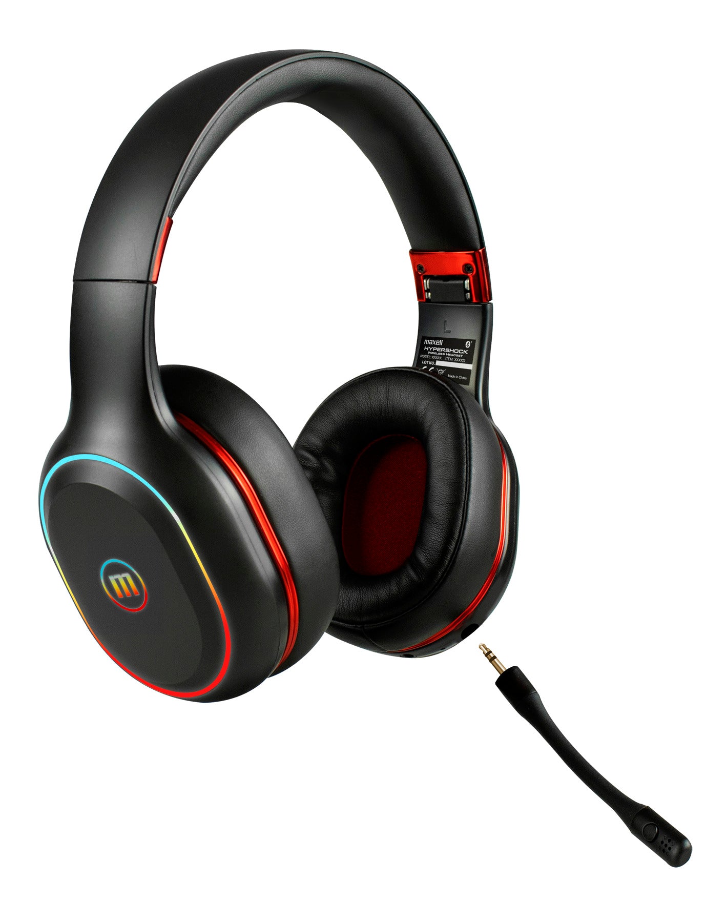 Audífonos Gamer Maxell Inalámbrico Hypershock Bluetooth RGB