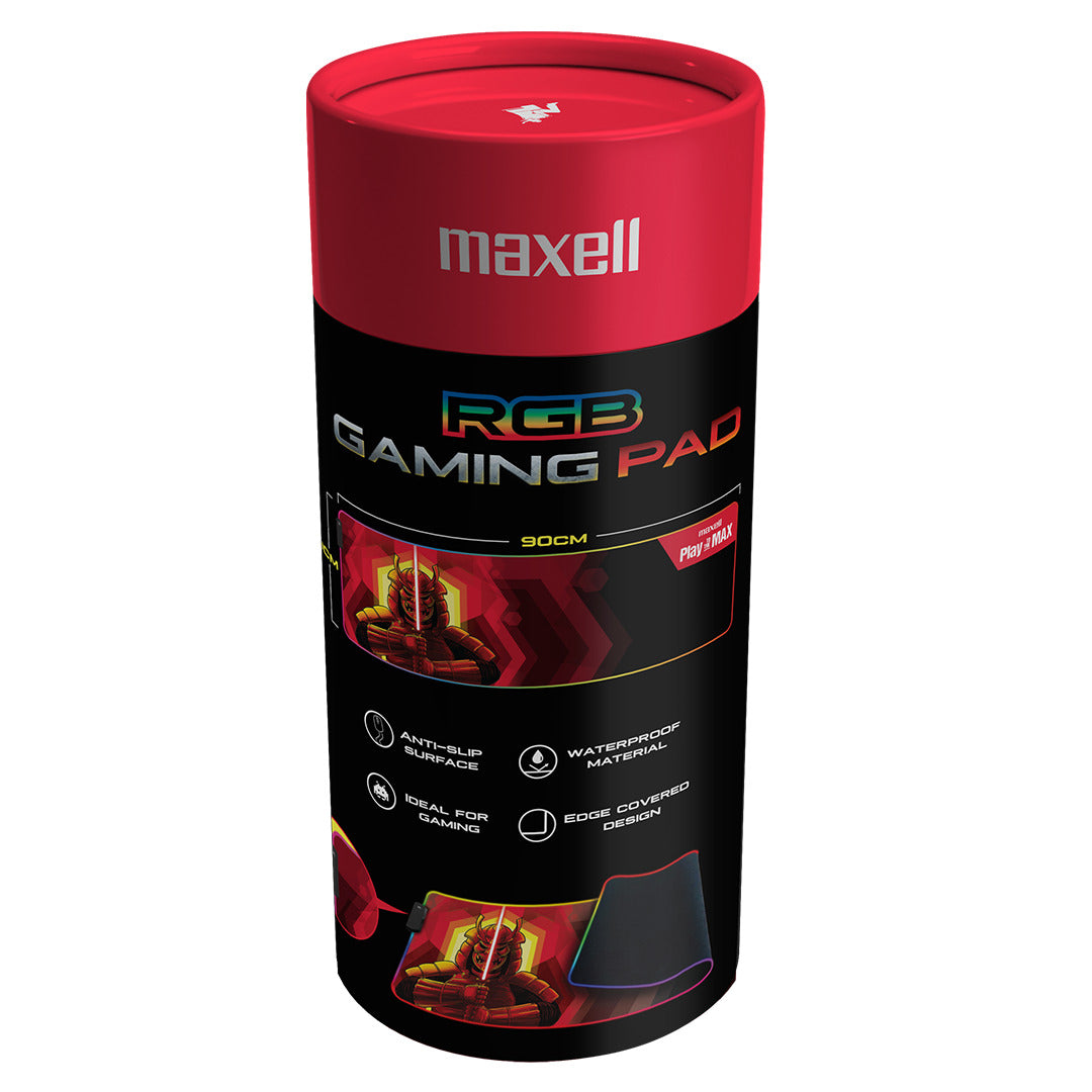 Mouse Pad Gamer Maxell Antideslizante Led Rgb 80cm X 30cm
