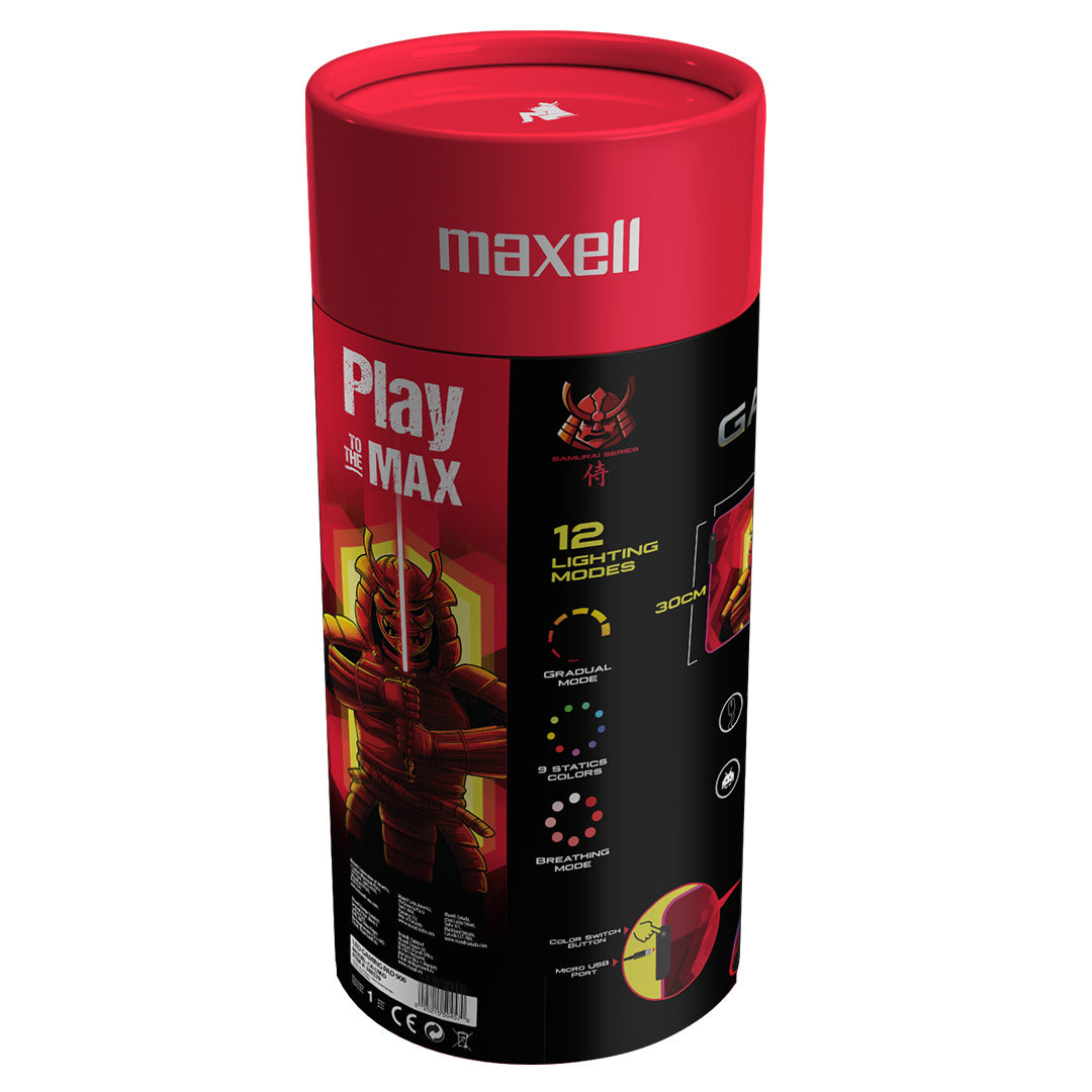 Mouse Pad Gamer Maxell Antideslizante Led Rgb Qi 80cm X 30cm