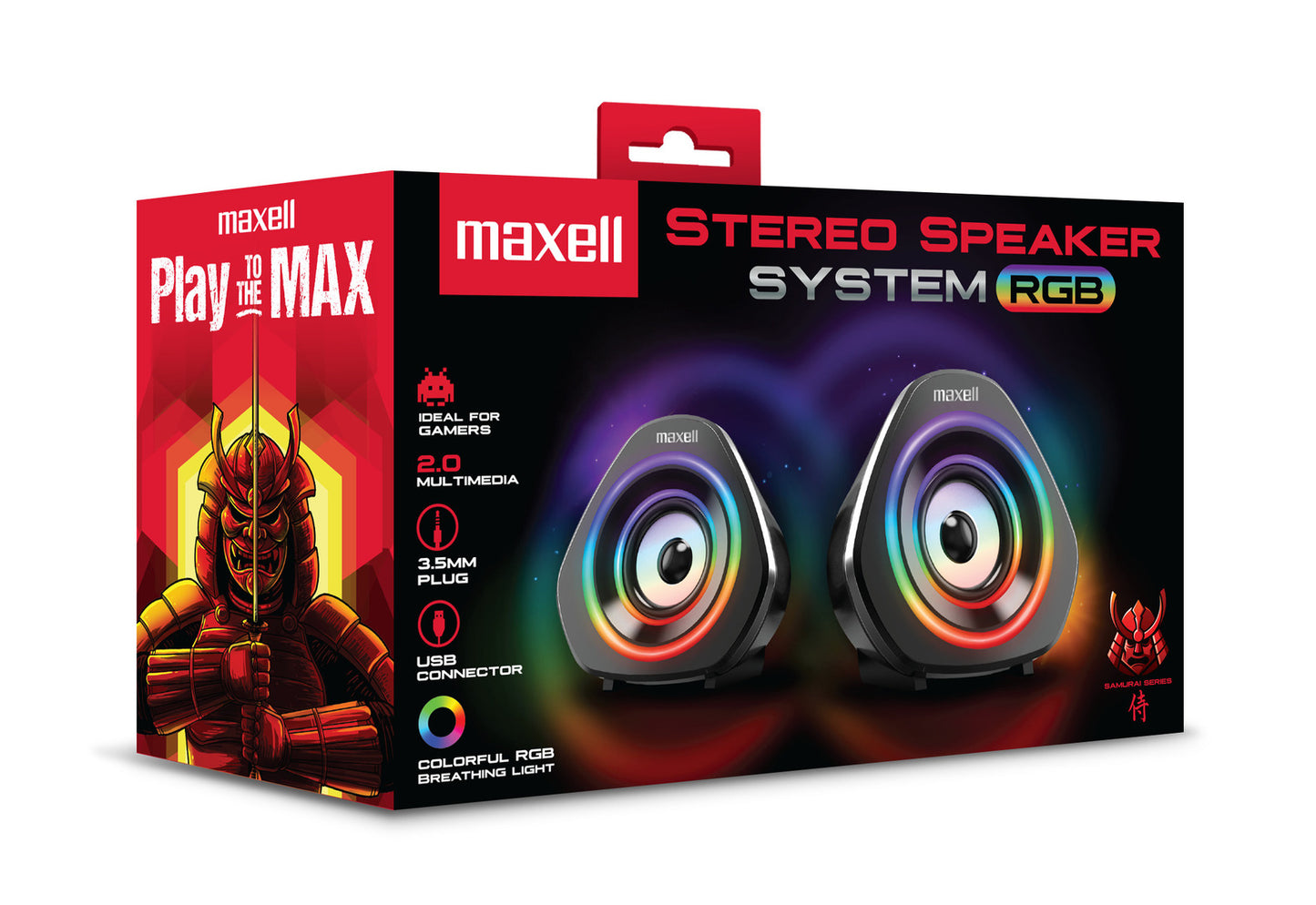 Parlante Gamer RGB Usb Maxell