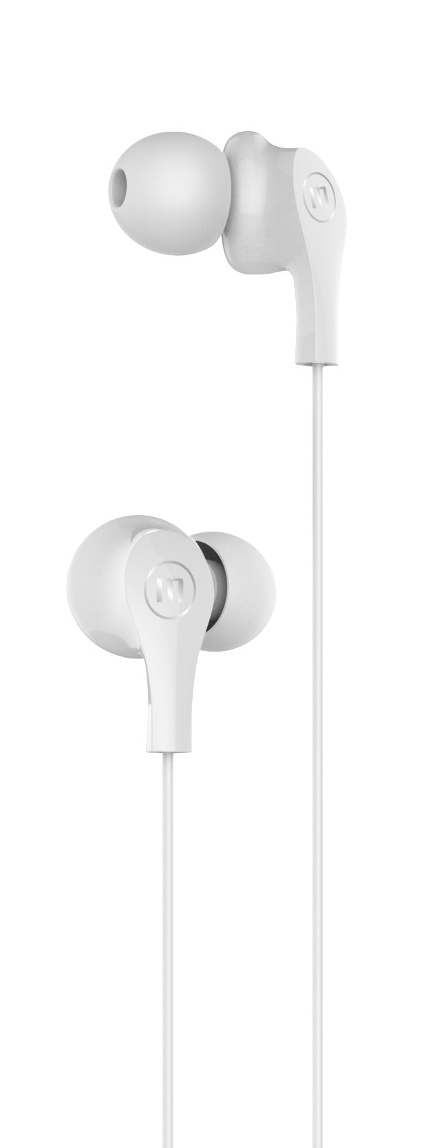 Audífonos Maxell In Ear Estéreo Con Microfono Blanco