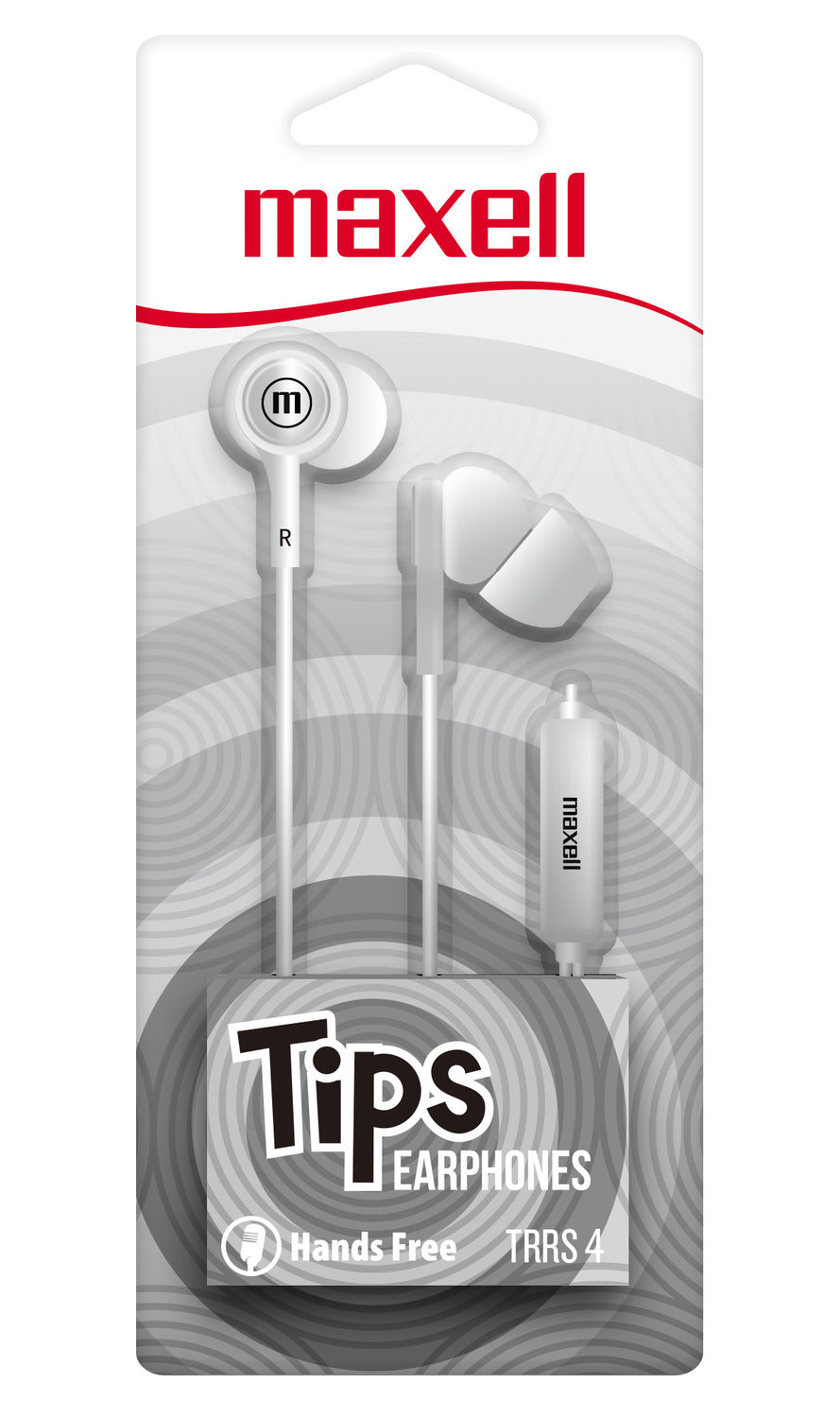 Audífonos Maxell IN-TIPS Con Micrófono In Ear Blanco