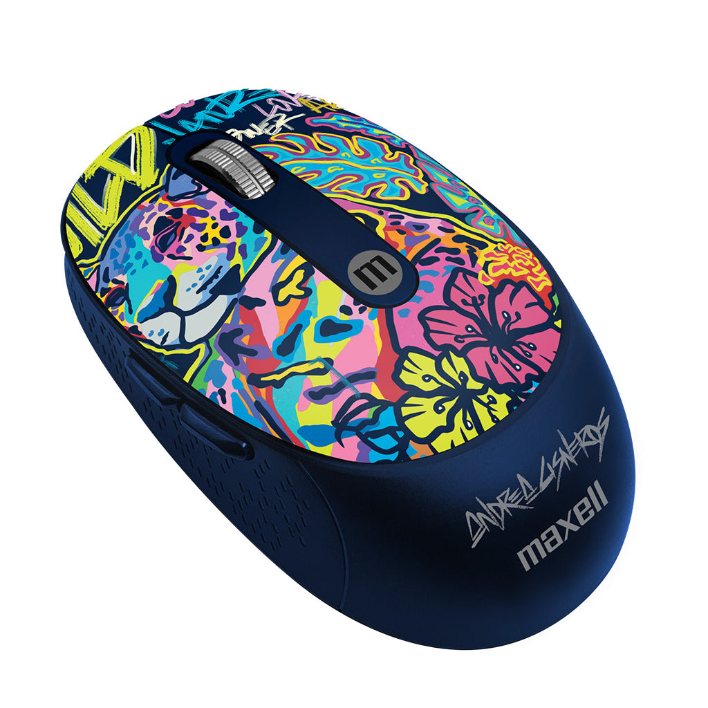 Mouse Inalámbrico Maxell Diseño Wild 4000dpi Usb/usb-c Jaguar