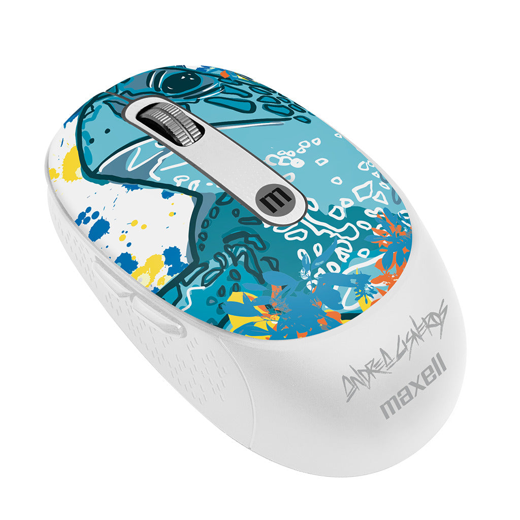 Mouse Inalámbrico Maxell Diseño Wild 4000dpi Usb/usb-c Tortuga