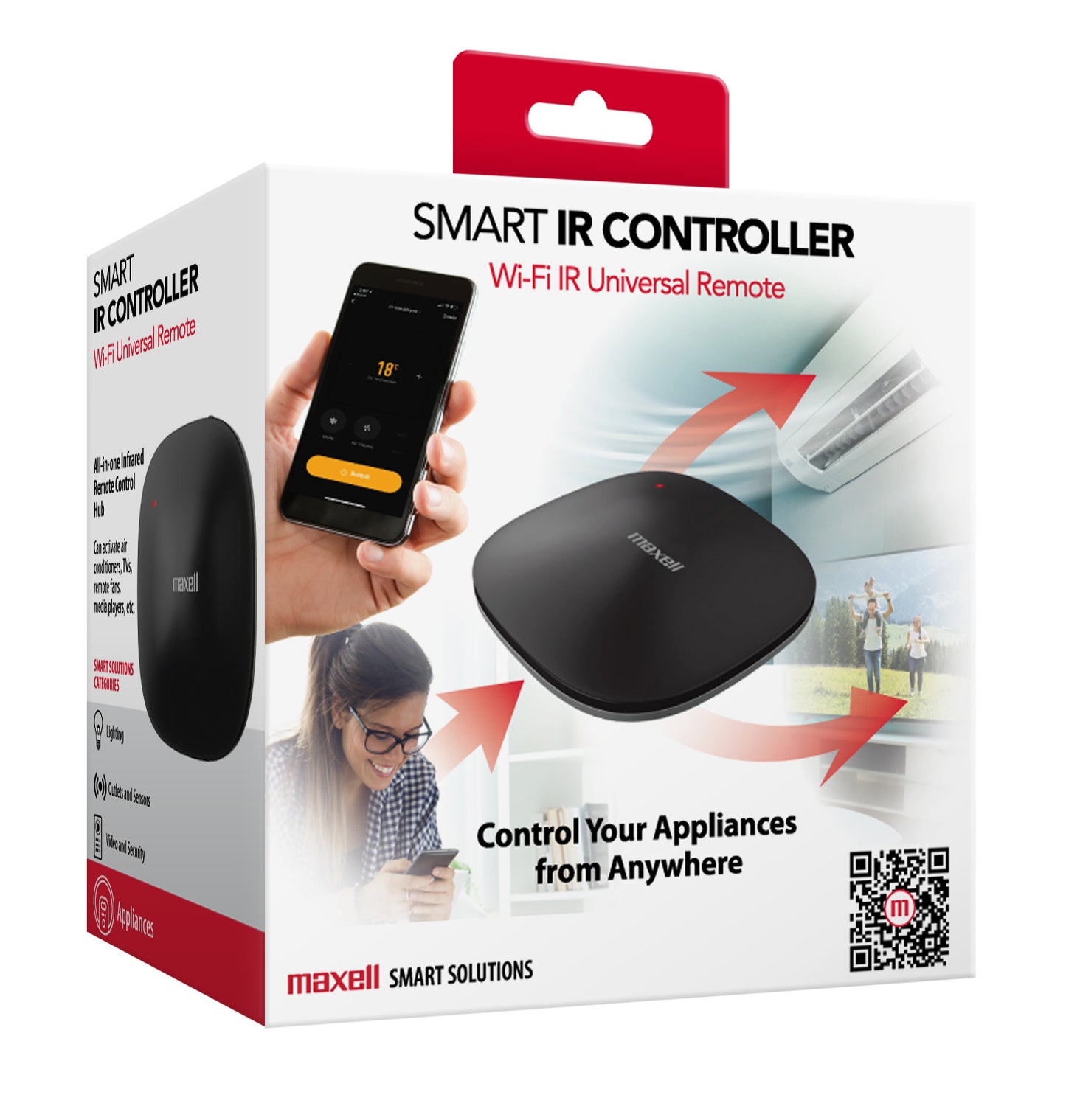 Control Remoto Smart Home Universal Ir Controller Maxell