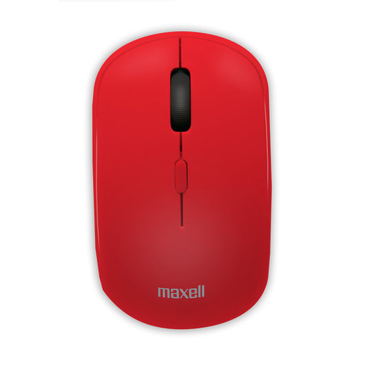 Mouse Inalámbrico Maxell 1600 DPI MOWL-100 Rojo