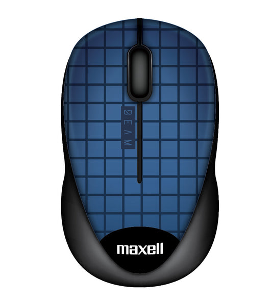 Mouse Óptico Inalámbrico Maxell Trace 1600 Dpi 2.4ghz Azul