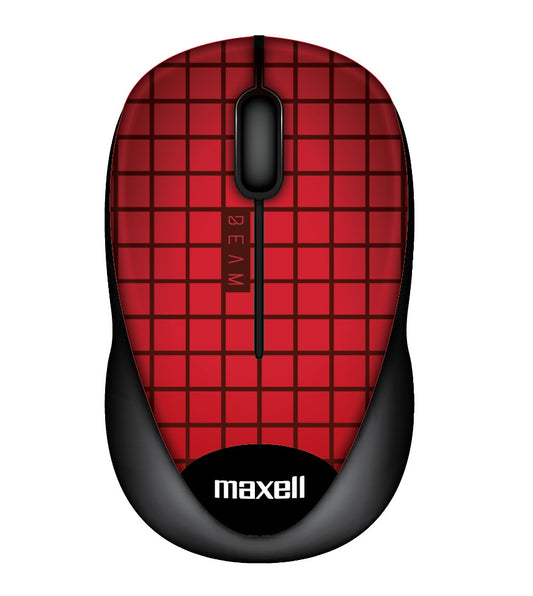 Mouse Óptico Inalámbrico Maxell Trace 1600 Dpi 2.4ghz Rojo