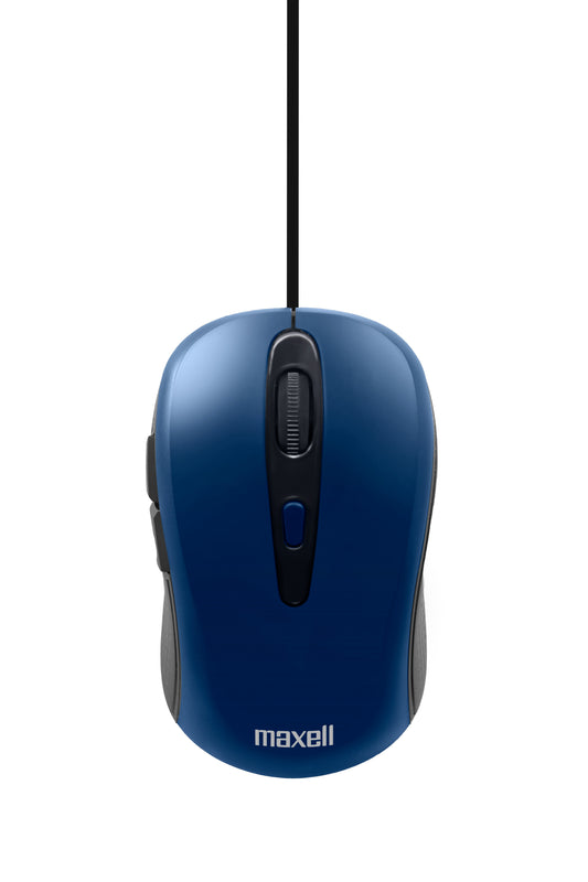 Mouse Óptico Maxell 5 Botones MOWR-105 Azul
