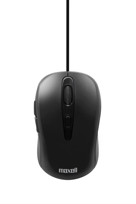 Mouse Óptico Maxell 5 Botones MOWR-105 Negro