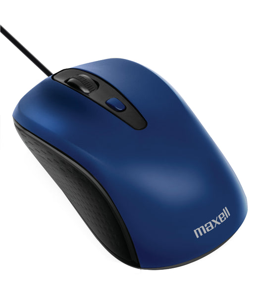 Mouse Óptico Maxell Usb MOWR-101 3600DPI Azul