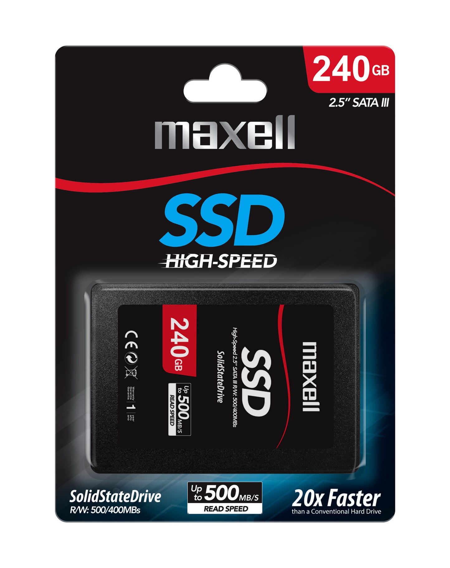 Disco Duro Solido Ssd Maxell Interno 240Gb Sata III 2.5"