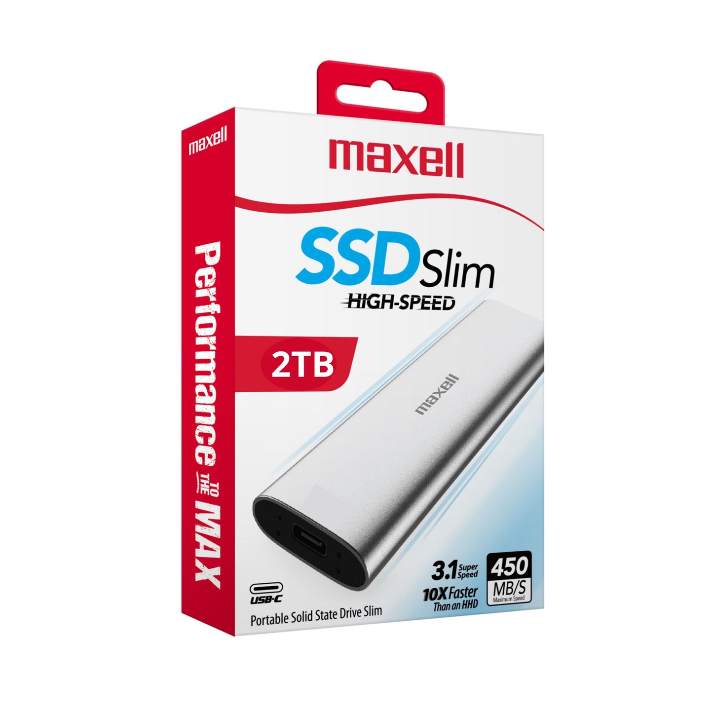 Disco Duro Solido Ssd Maxell Externo 2TB 3.2 USB TIPO C