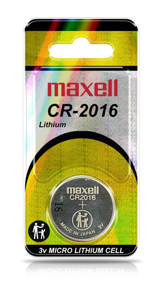 Pila CR2016 3v Maxell Tipo Boton Original