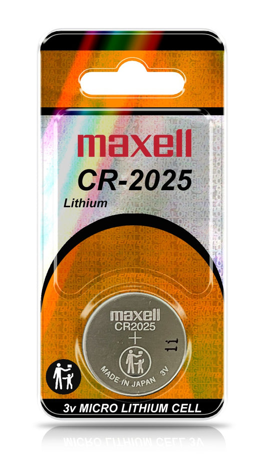 Pila CR2025 3v Maxell Tipo Botón Original