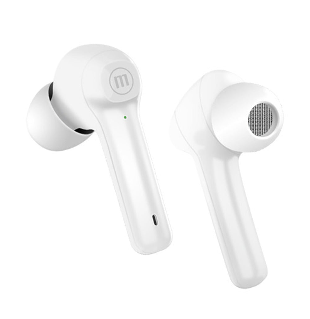 Audífonos Maxell Tws Bluetooth Dynamic Blanco