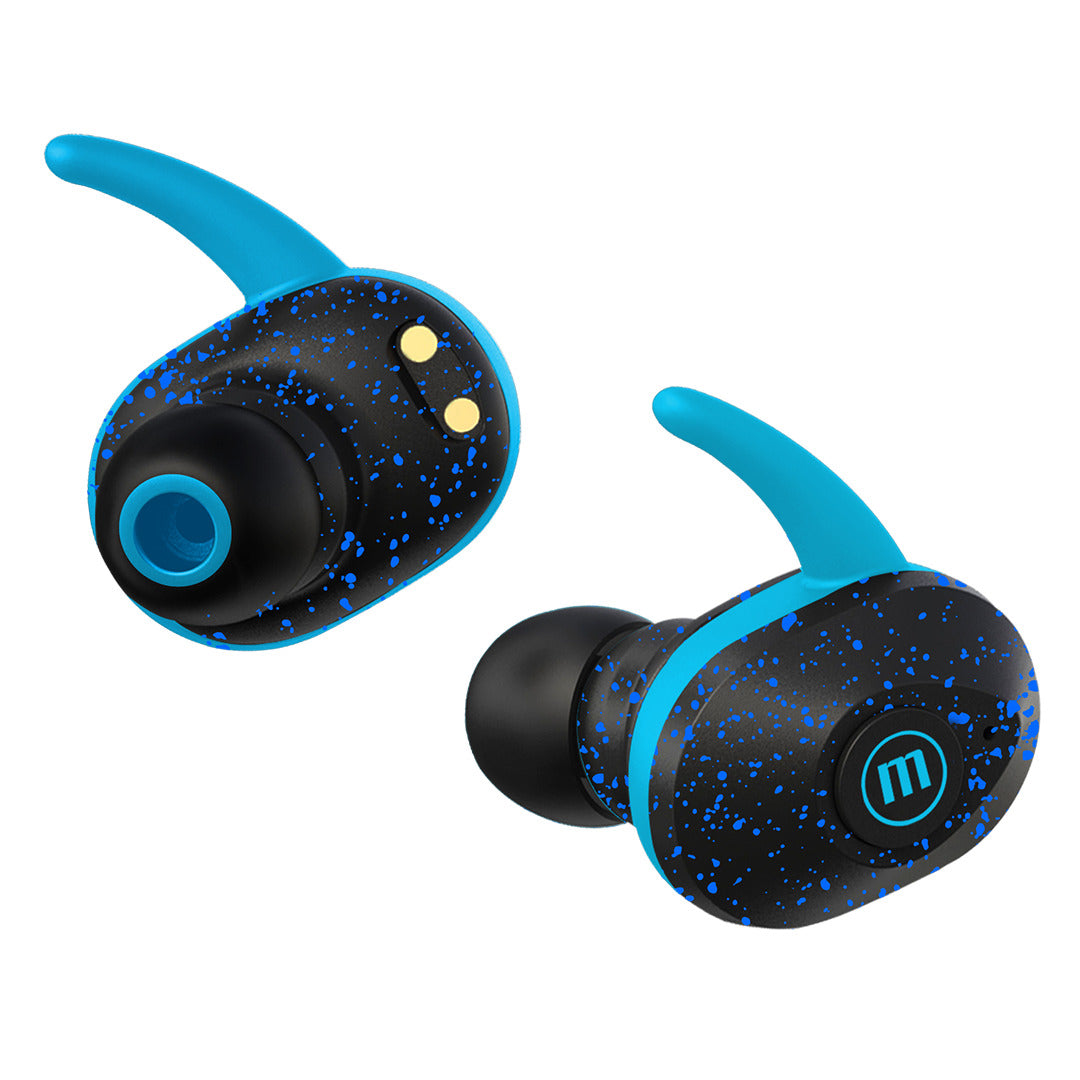 Audífonos Inalámbricos Maxell MiniDuo Bluetooth Tws Mic Azul