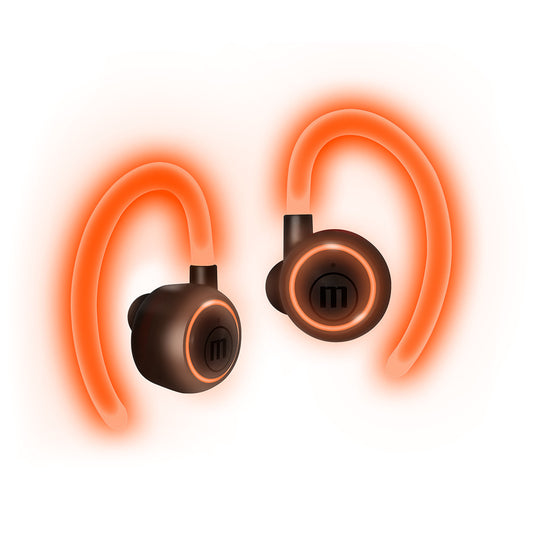 Audífonos Deportivos Inalámbricos Maxell Bluetooth Tws Halo con Iluminación