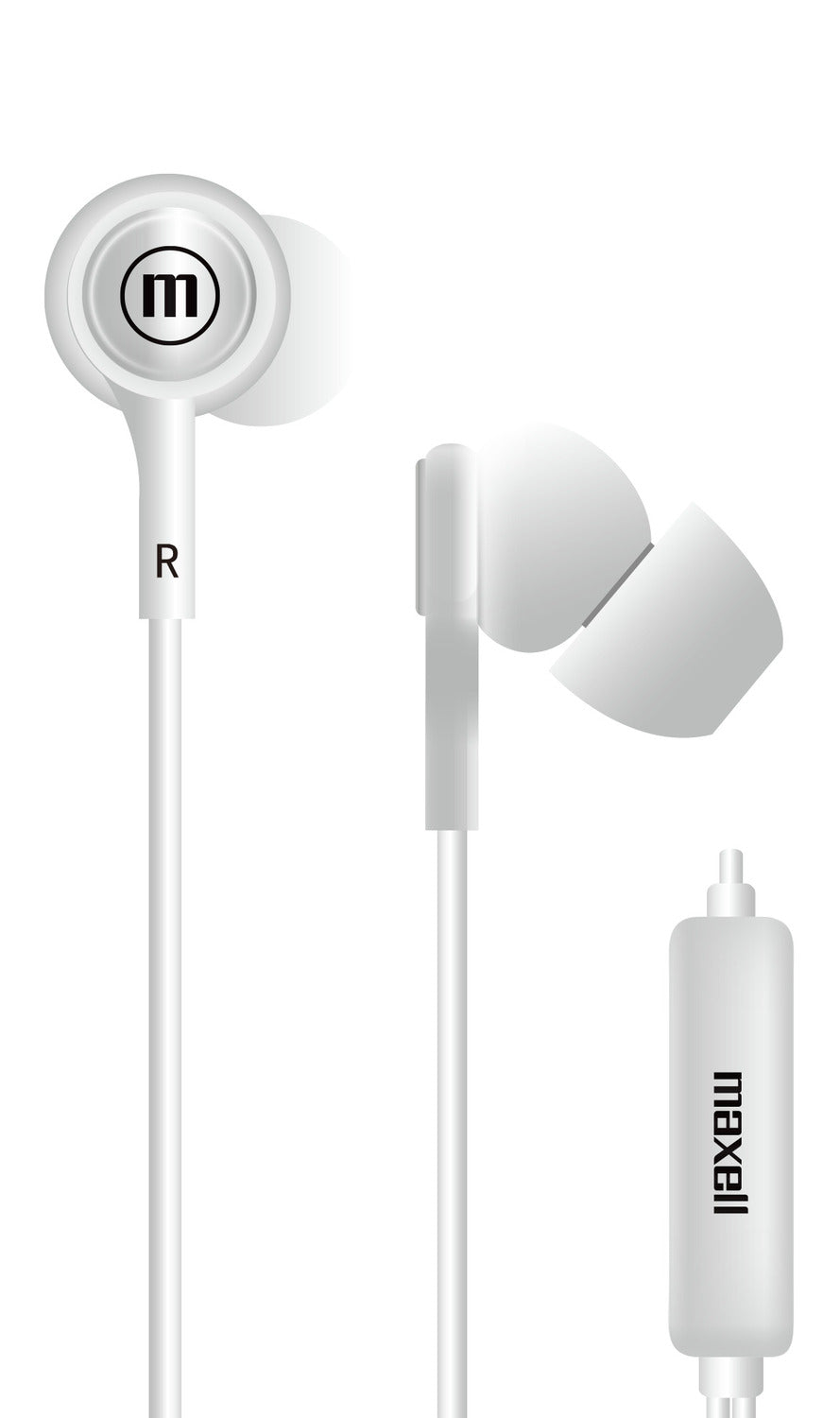 Audífonos Maxell IN-TIPS Con Micrófono In Ear Blanco
