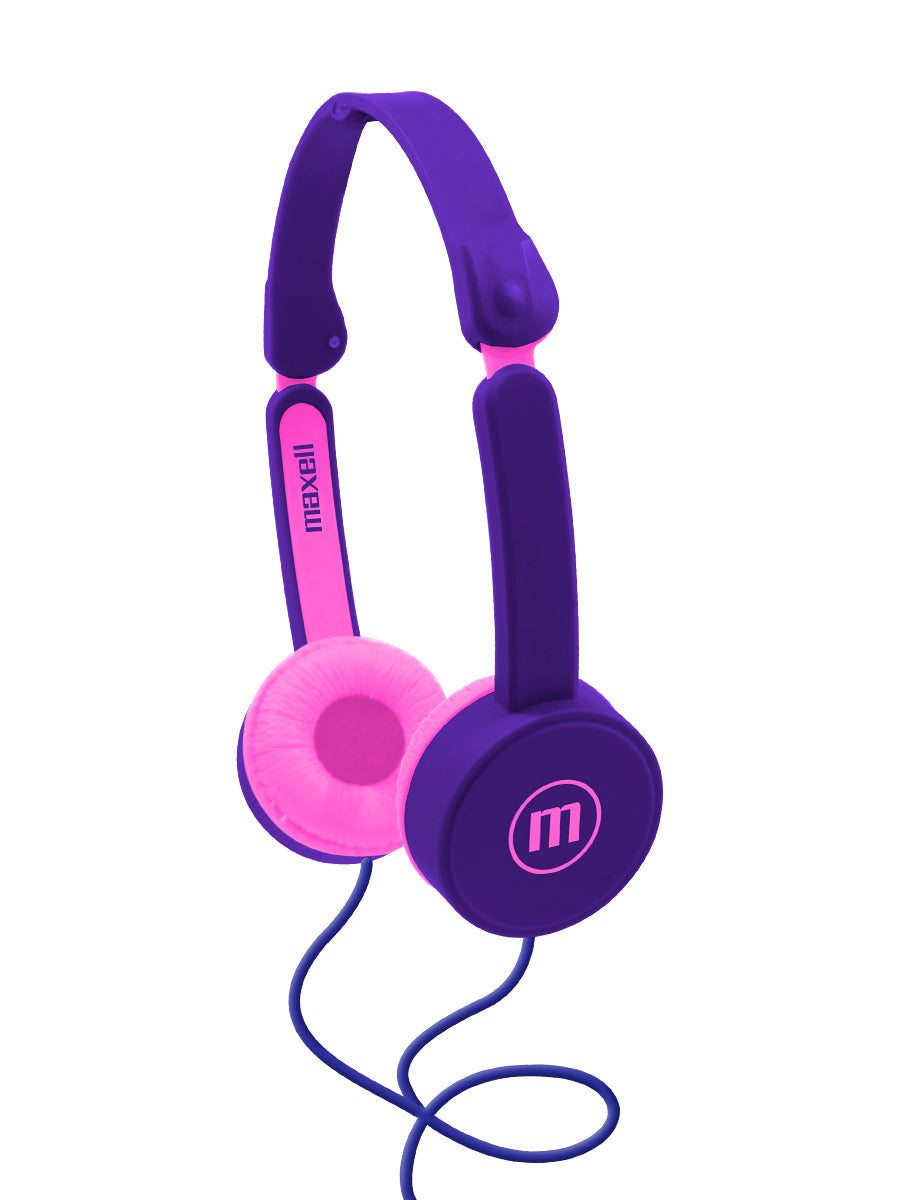 Audífonos Para Niños Maxell KZ-13 Con Micrófono 8.5db Morado