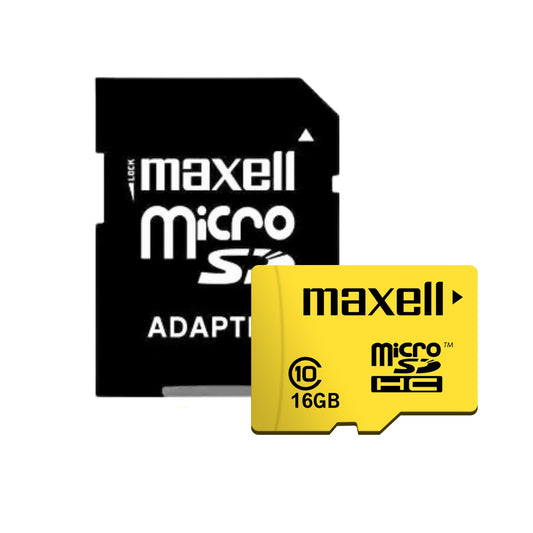 Tarjeta Micro SD Maxell 16GB CLASE 10