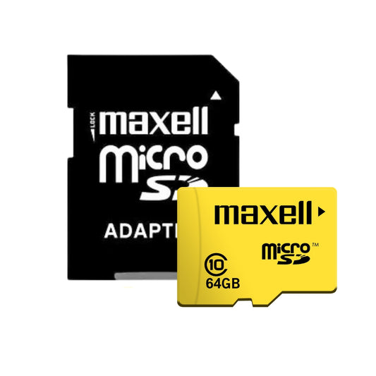Tarjeta Micro SD Maxell 64GB CLASE 10
