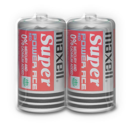 Pilas Tipo C Carbon Maxell 2 Unidades