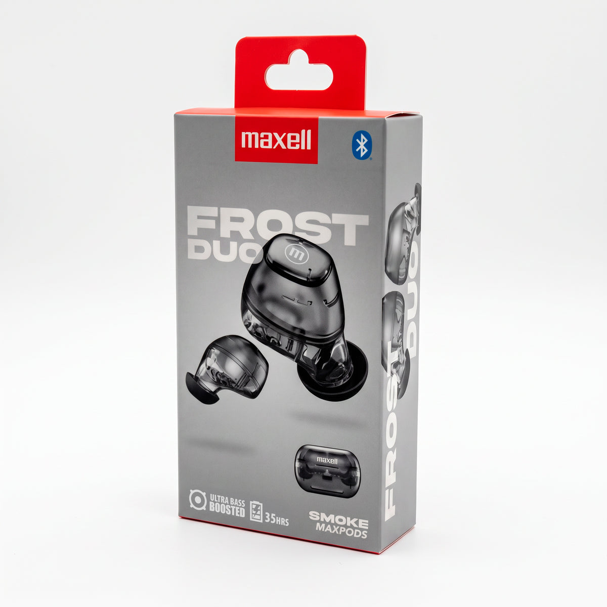 Audífonos Bluetooth Maxell MaxPods Frost Duo Ultra Bass TWS