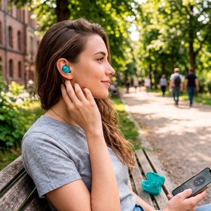 Audífonos Bluetooth Maxell MaxPods Frost Duo Ultra Bass TWS
