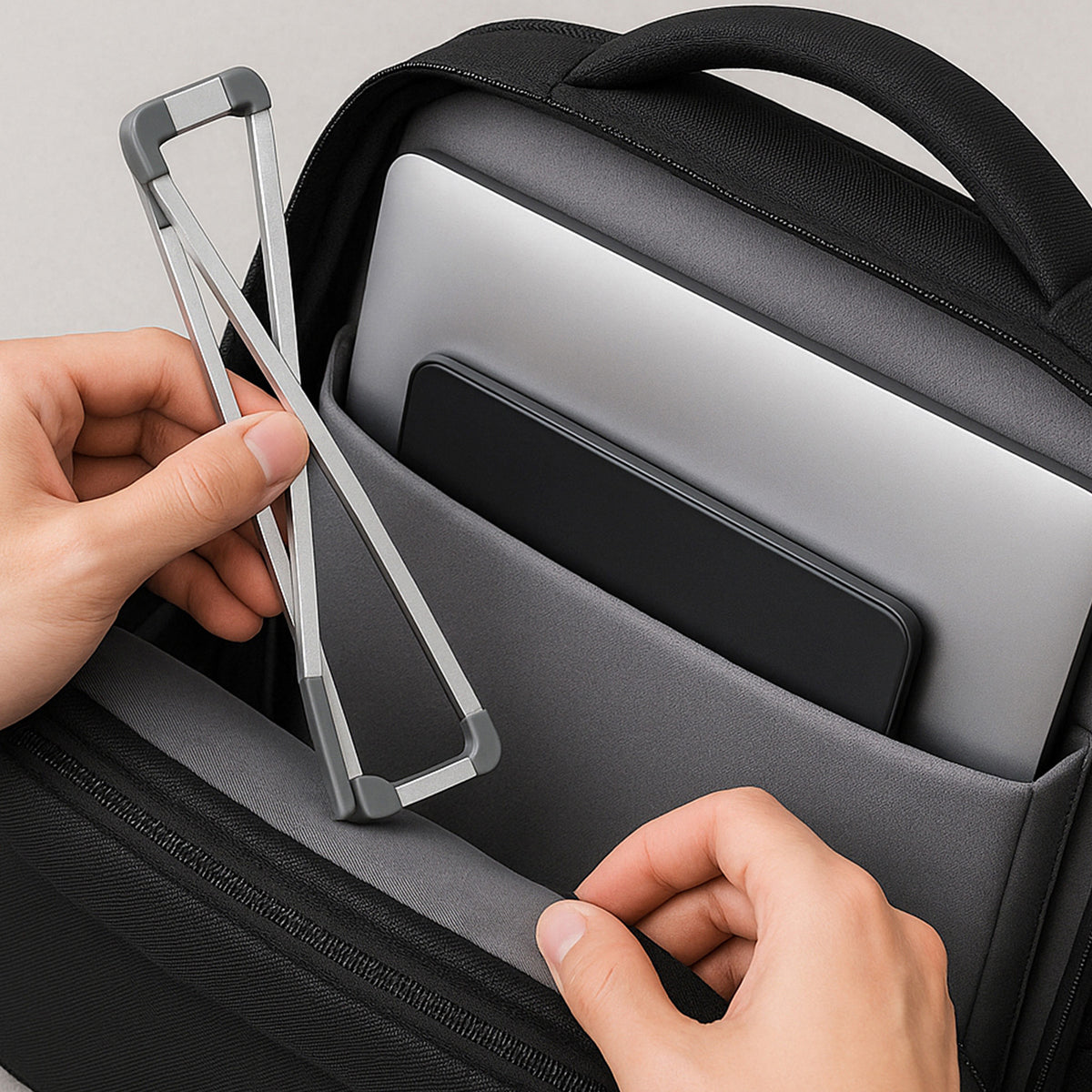 Soporte Notebook Maxell Plegable de Aluminio 10 a 17 Pulgadas