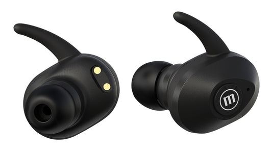 Audífonos Inalámbricos Maxell MiniDuo Bluetooth Tws Con Micrófono Negro