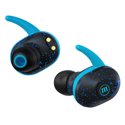 Audífonos Inalámbricos Maxell MiniDuo Bluetooth Tws Mic Azul
