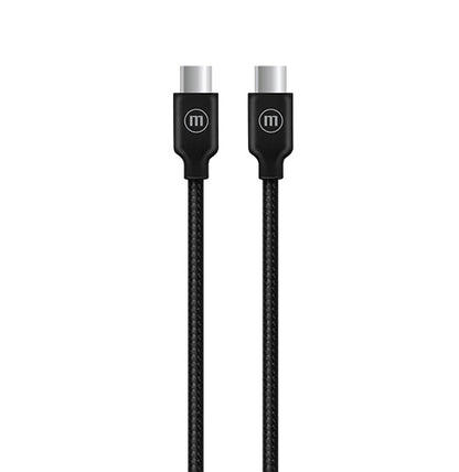 Cable Trenzado USB C a USB C Maxell 2 Metros Carga Rápida