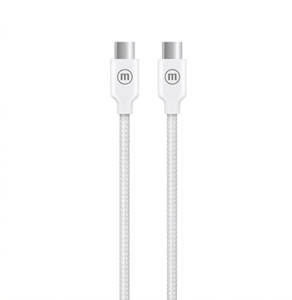 Cable Trenzado USB C a USB C Maxell 2 Metros Carga Rápida