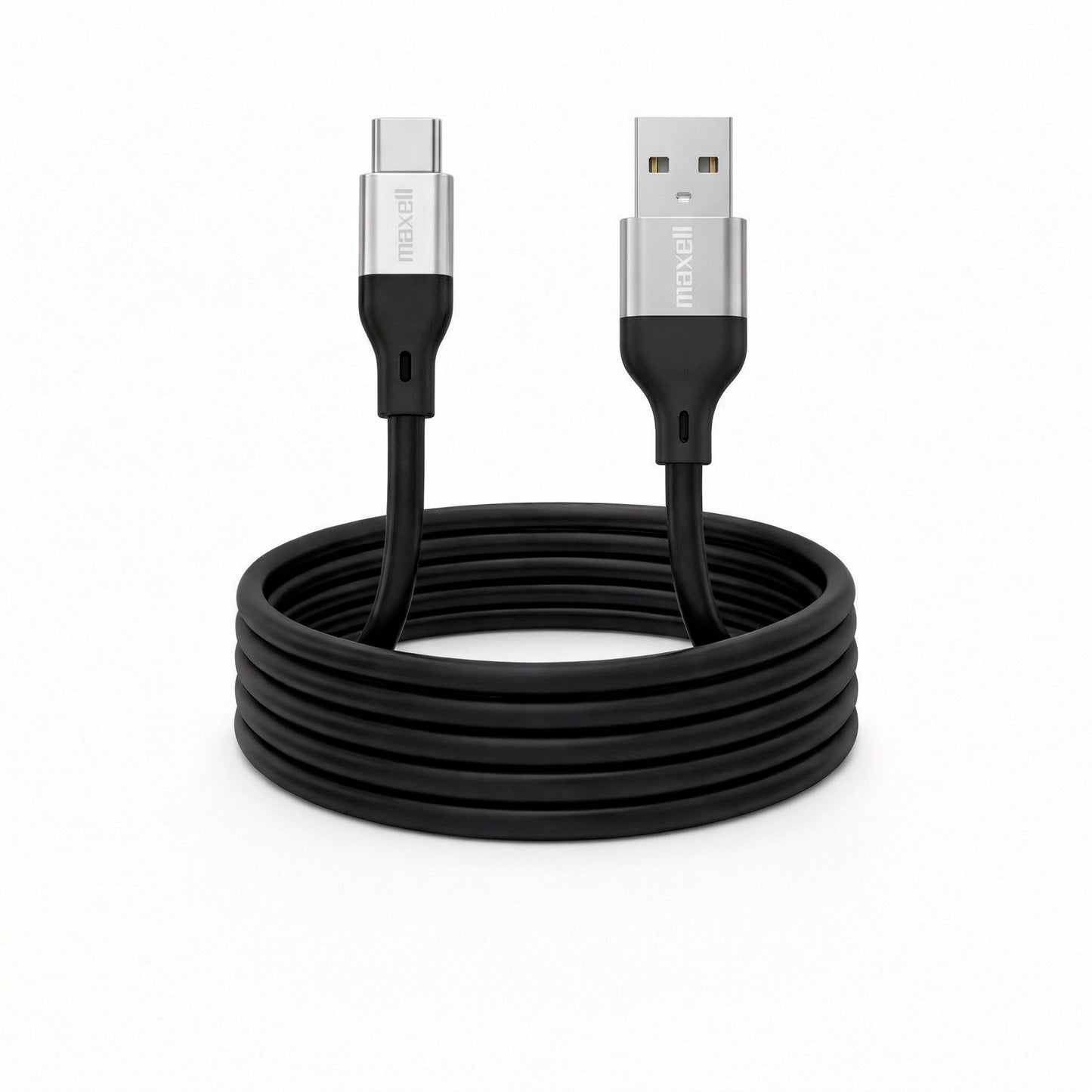 Cable Magnético 60W USB a USB C Maxell 1.2 Metros Carga Rápida Negro