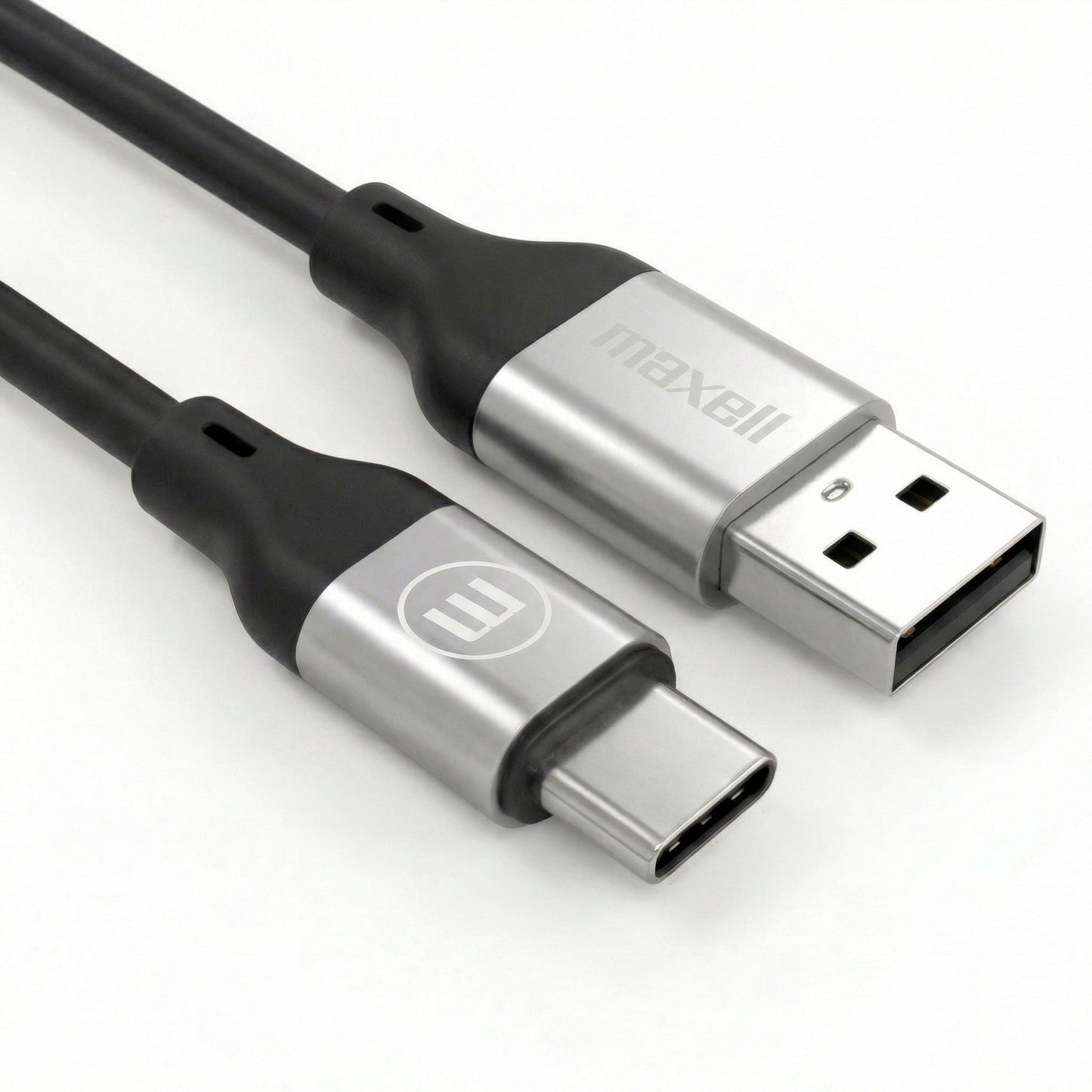 Cable Magnético 60W USB a USB C Maxell 1.2 Metros Carga Rápida Negro