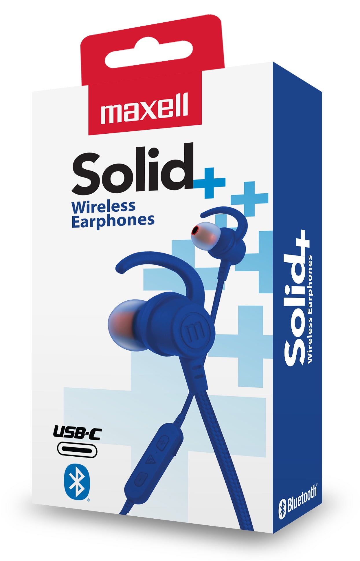 Audífonos inalámbricos Maxell Bluetooth Solid+ Azul