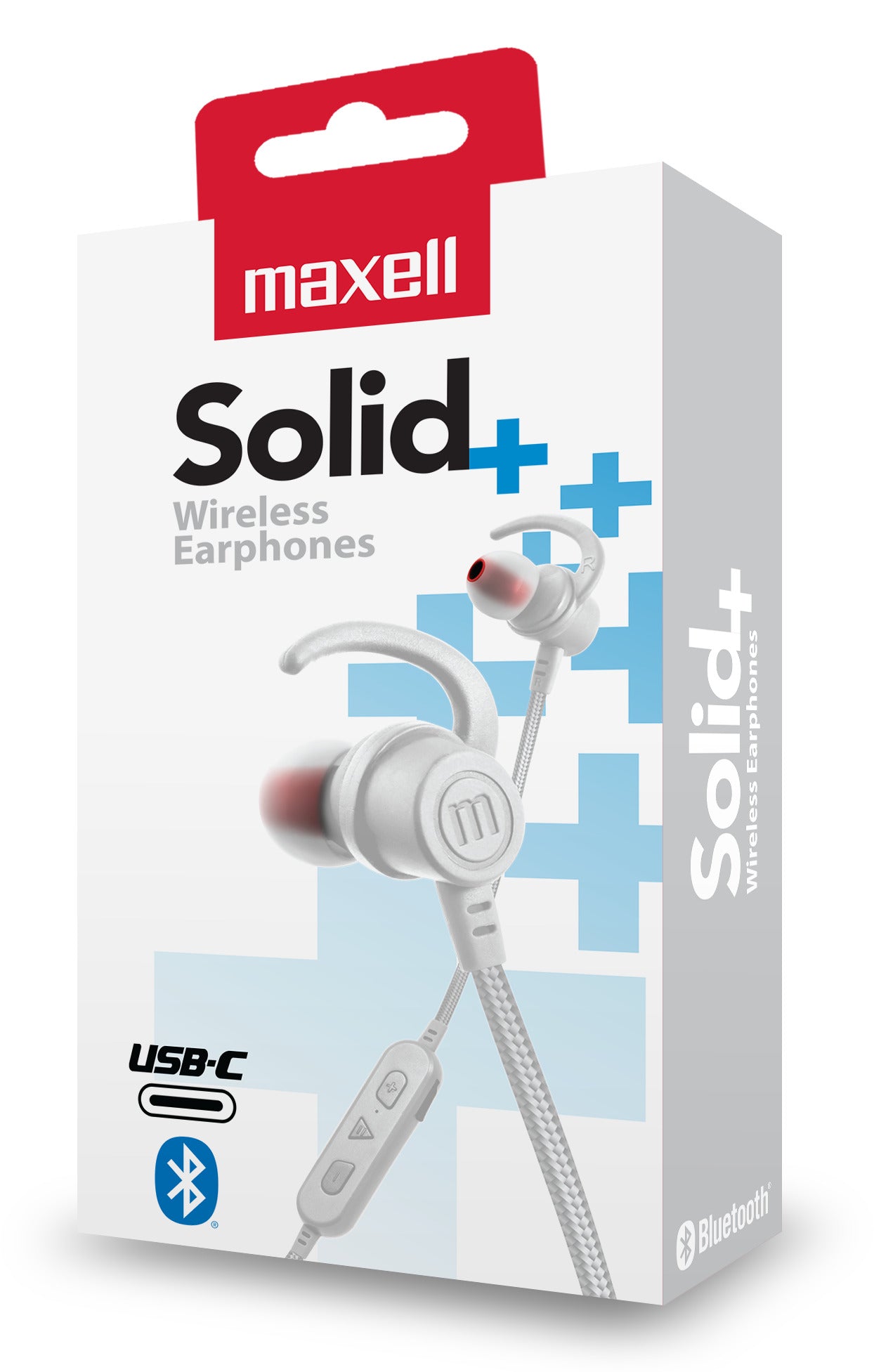 Audífonos inalámbricos Maxell Bluetooth Solid+ Blanco