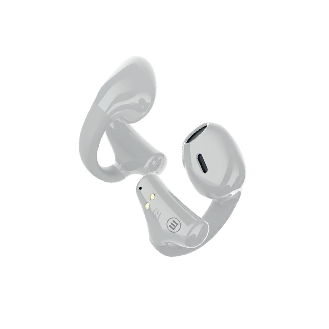 Audífonos Bluetooth Maxell Ear Cuff Clip On Open-Ear TWS Blanco