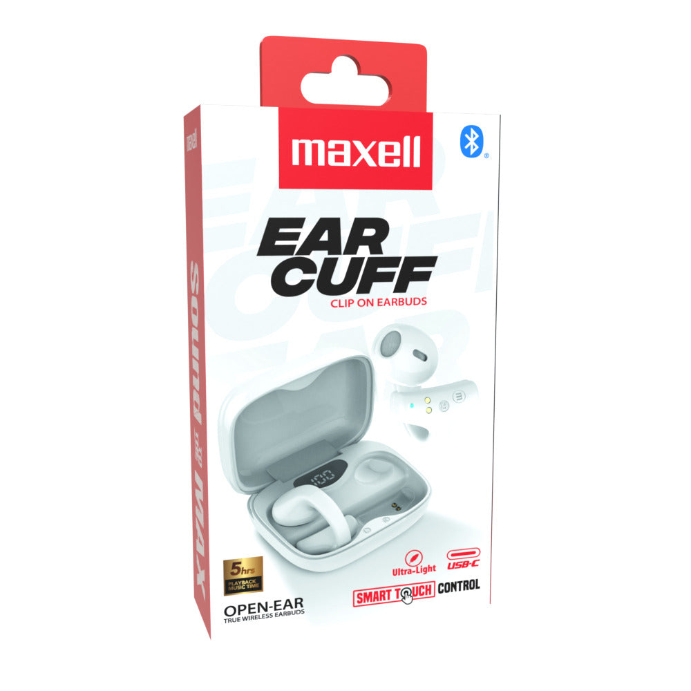 Audífonos Bluetooth Maxell Ear Cuff Clip On Open-Ear TWS