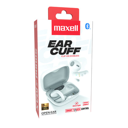 Audífonos Bluetooth Maxell Ear Cuff Clip On Open-Ear TWS