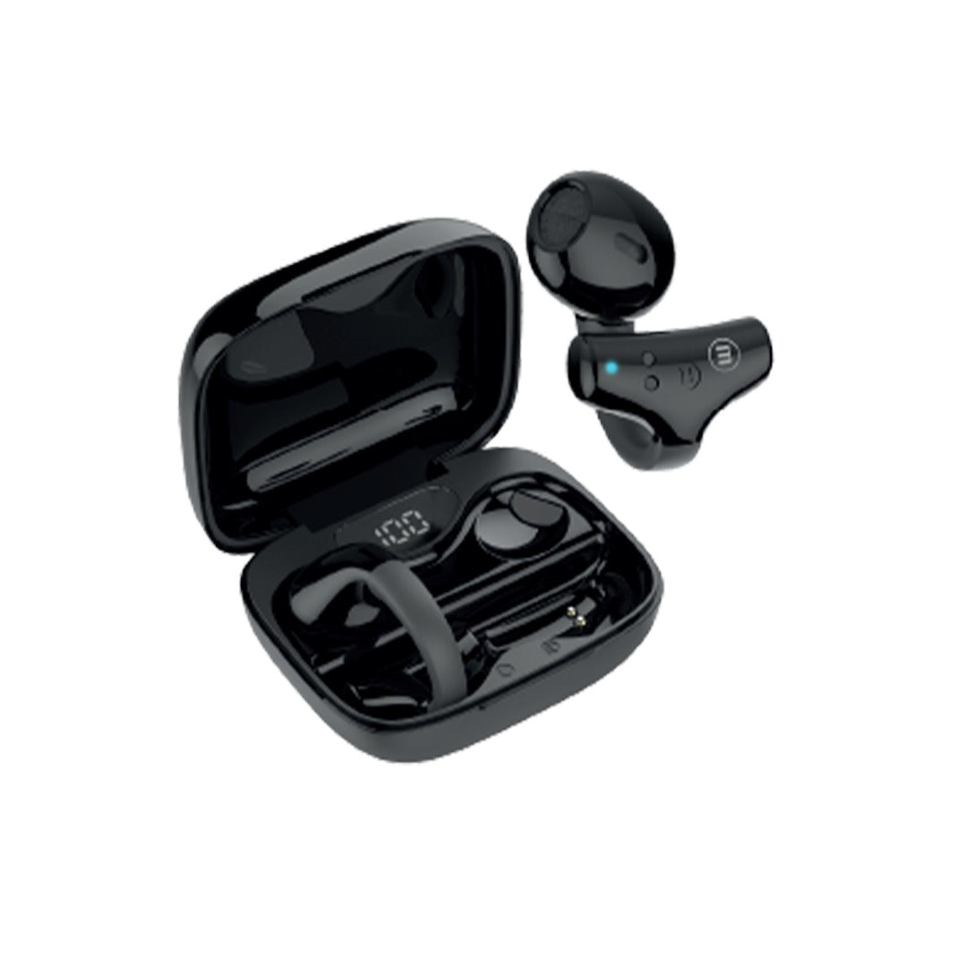 Audífonos Bt Maxell Ear Cuff Clip On Open-Ear TWS Negro