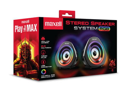 Parlante Gamer RGB Usb Maxell