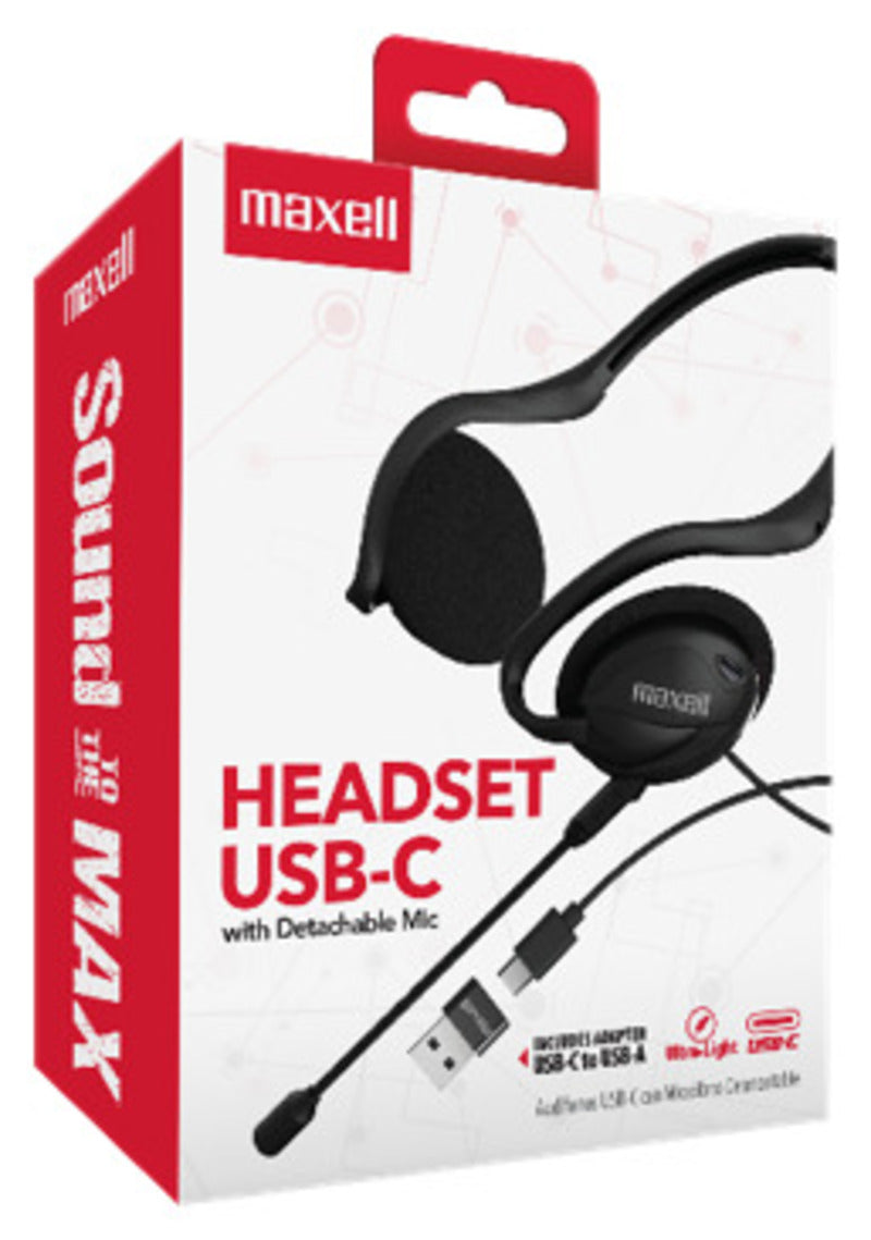 Audífonos Maxell Ultralivianos Con Microfono Tipo C