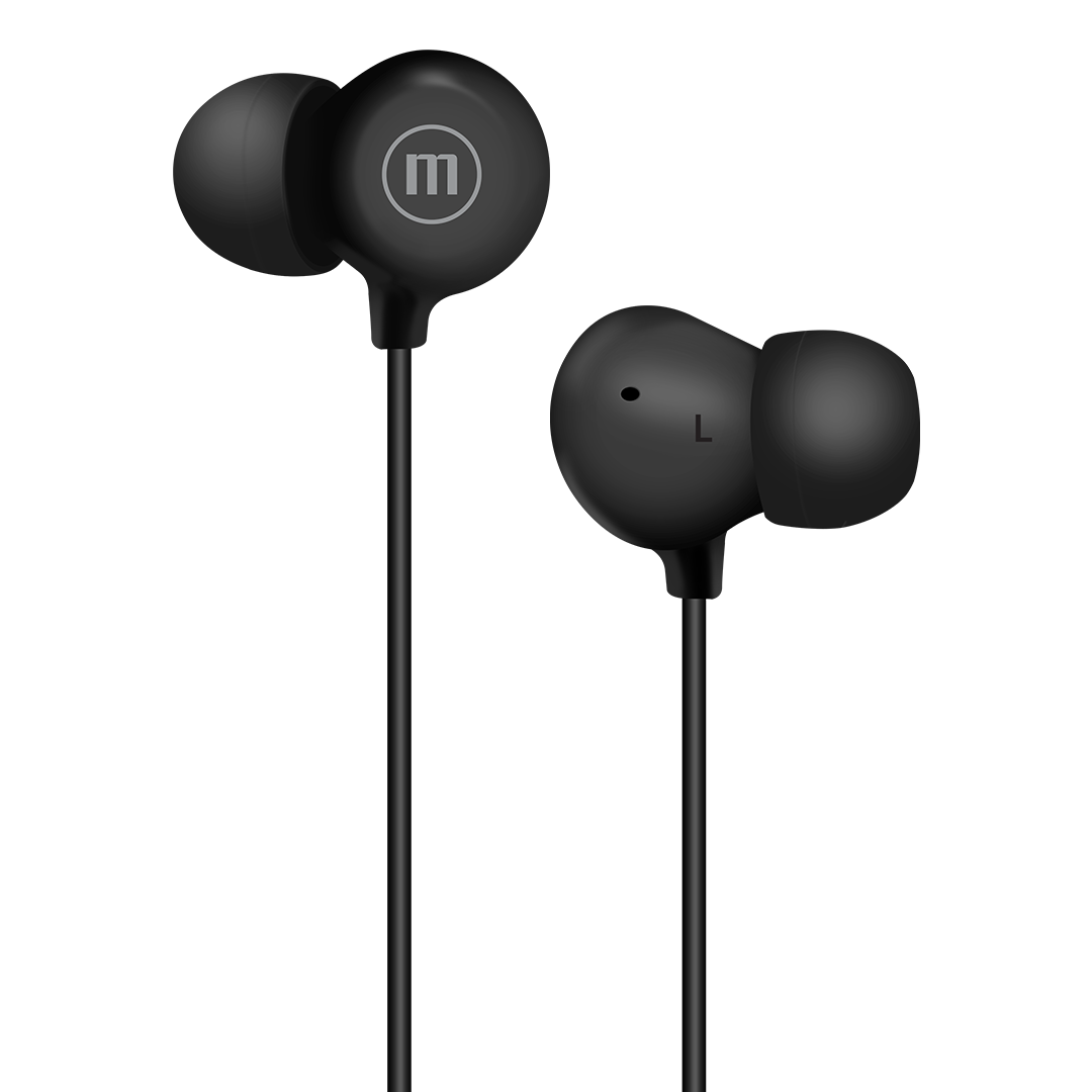 Audífonos Maxell IN-TIPS Con Micrófono In Ear Negro